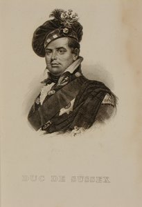 Portret van Augustus, hertog van Sussex door Francois Seraphin Delpech